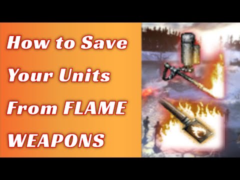 Avoid FLAME DAMAGE by Standing in WATER - CoH2 Quick Tip