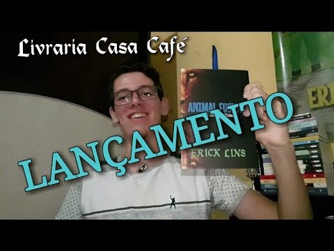 LANÇAMENTO do Rei dos Anfíbios na Livraria Casa Café