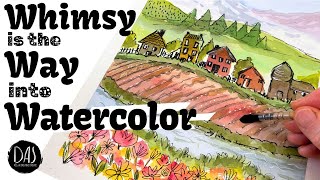 The Watercolor Whimsical Secret to take your landscape paintings to the next level. Painlessly.