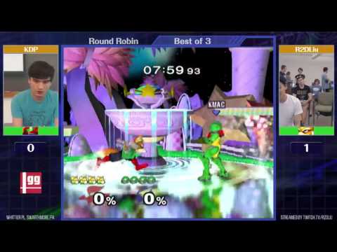 Event Match 22: KDP (Sheik, Samus) vs R2DLiu (Fox) - Pools