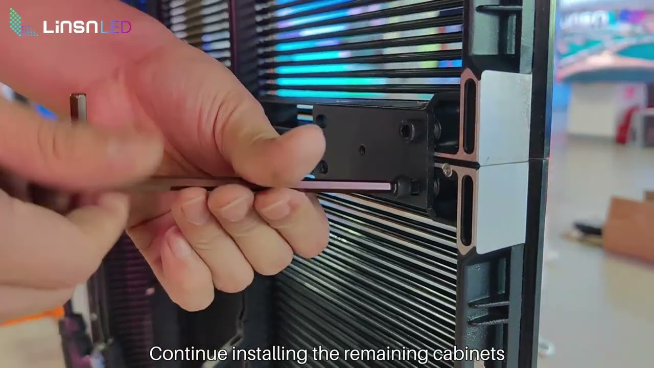 How to Install Outdoor Rental Transparent LED Screen?