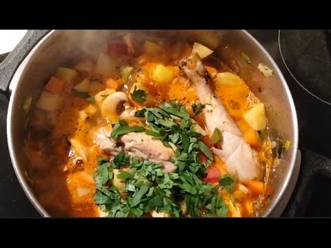 Chicken Goulash Soup