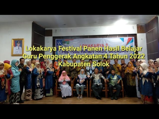 Lokakarya Festival Panen Hasil Belajar Guru Penggerak Angkatan IV 