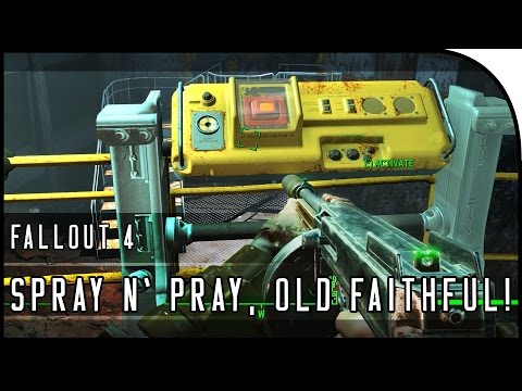 Fallout 4 Gameplay Walkthrough Part 13 – “Old Faithful & Spray n' Pray Unique Weapons , Vault 81!”