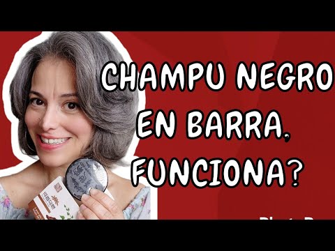 PROBANDO CHAMPU NEGRO EN BARRA.