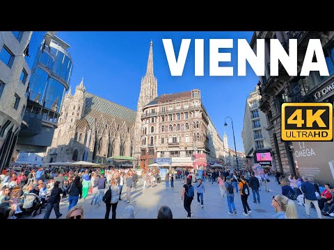 Vienna Austria, May 2024 Walking Tour 4K UHD
