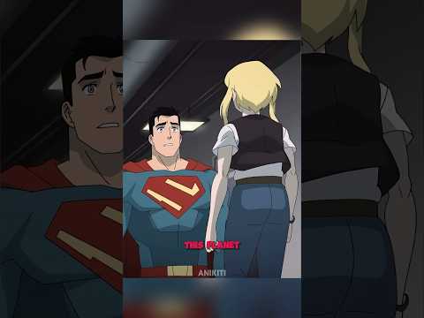 Superman Meets Kara for the first time (DC edits) #dc #dccomics #superman #shorts
