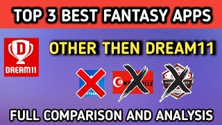 TOP 3 Best Fantasy apps other then Dream11 || Full comparison and Honest Review