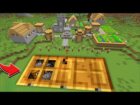 MC Naveed - Minecraft - Minecraft DONT ENTER HAUNTED GIANT DOOR to UNDERGROUND HOUSE MOD / DANGEROUS MOBS !! Minecraft Mods
