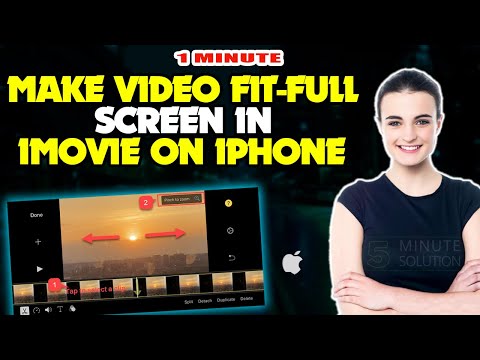 How to make video fit full screen in iMovie on iPhone | Edit Vertical Video on iMovie  2024