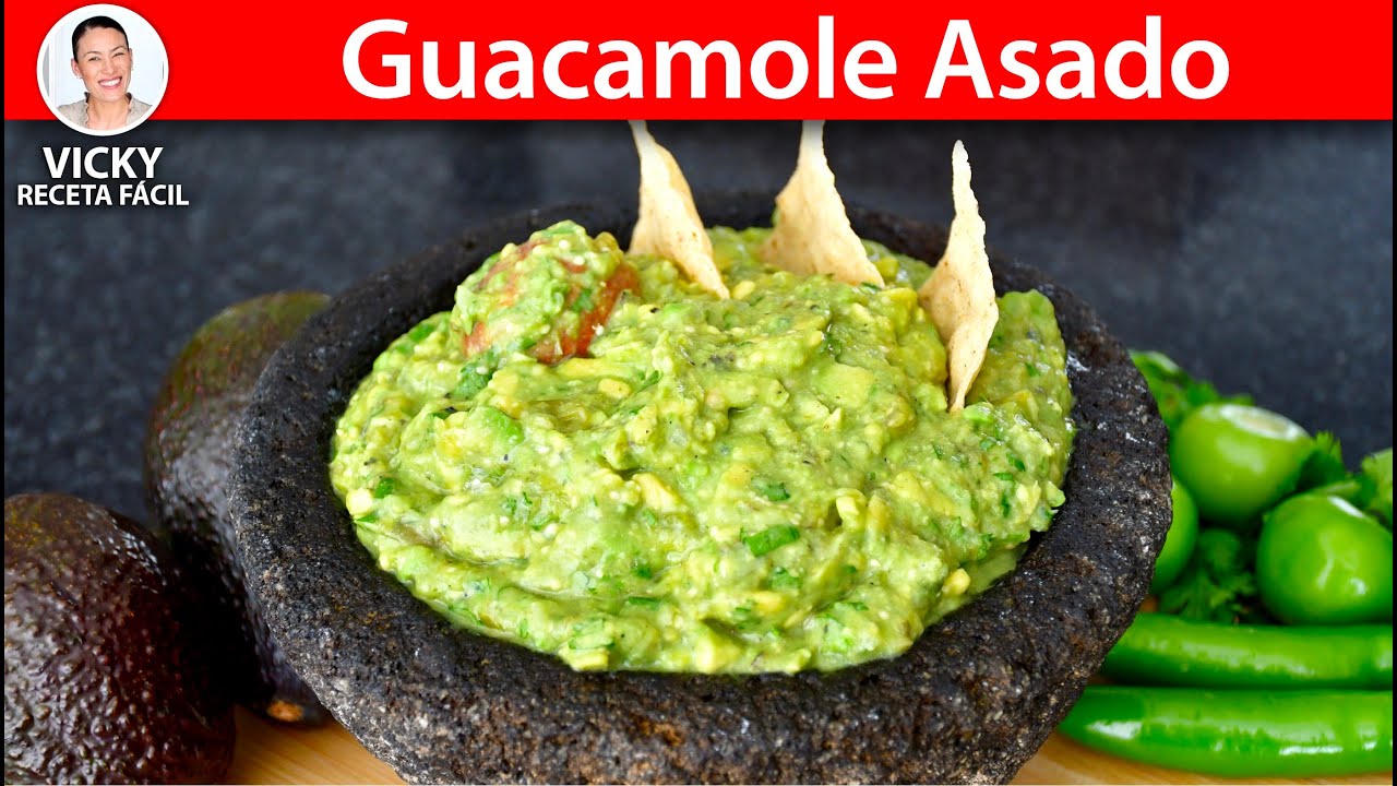 GUACAMOLE ASADO | Vicky Receta Facil