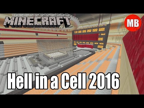 EPIC WWE Minecraft Hell in a Cell 2016 Arena!