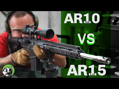 AR10 vs  AR15 (5.56 vs.308): Differences, Weight, Compatibility, Ballistics, & More