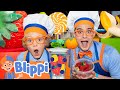 Blippi And Jude Play The ABC Game Learn Letters Make A Smoothie Educational Videos For Kids