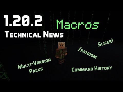 slicedlime - Technical News in Minecraft 1.20.2 - Macros, Random Command, Pack Overlays!