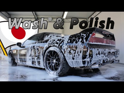 Detailing a dirty JDM Legend! Part 1: Foam Wash & Polish