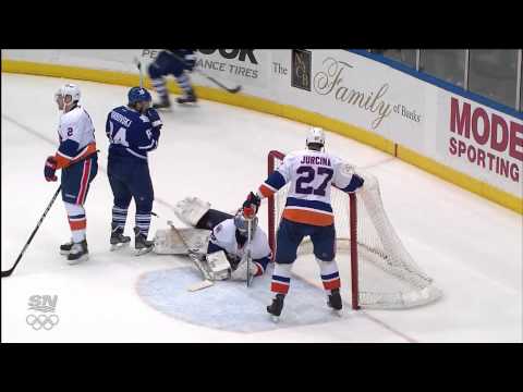 Clarke MacArthur Scores in OT - Leafs @ Islanders - 01/24/2012