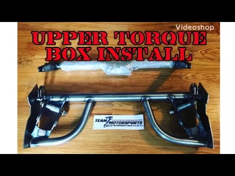 Fox Body Team Z upper torque box install