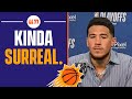 Devin Booker on playing alongside Kevin Durant as Suns advance to 2nd round | CBS Sports