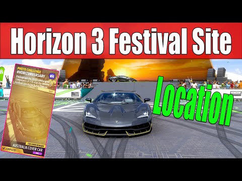 Forza Horizon 5 Photo Challenge Horizonversary - Horizon 3 Festival Site in Dunas Blancas