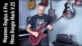 Video thumbnail for Mayones Regius 6 Pro / Mesa Boogie Mark V:25 - Metal Test by Voron by Voron Guitar