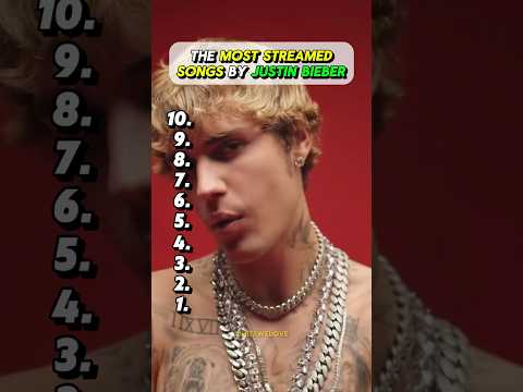 The Most Streamed Songs By Justin Bieber On Spotify 🎶