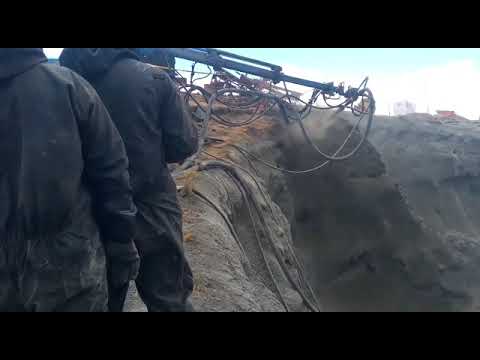 LANZADO DE SHOTCRETE CON ROBOT ALPHA 20