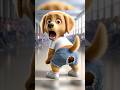 The Awkward Moment That Cute Puppy Will Never Forget Ai Dog Aidog Cute Puppy Cartoon Aiart