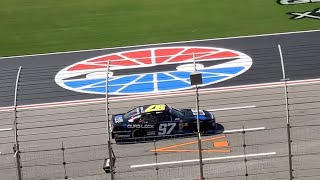 Shane van Gisbergen qualifying lap at Atlanta for NASCAR Xfinity Series (from the stands)