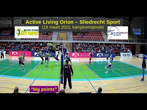 2022-03-19 Active Living Orion - Sliedrecht Sport (kampioenspoule), "big points" in 5 minuten