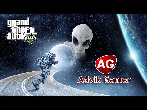 Fight with aliens in space with Michael GTA 5. (Grand Theft Space)