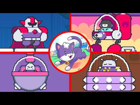 Super Cat Tales 2 - All Bosses + Ending (Boss Fight) 1080P 60 FPS