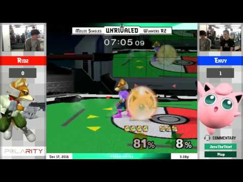Unrivaled 4 Melee - Ridz (Fox) vs Envy (Puff) - Winners R3