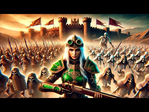 100,000 Female Infantry Defend a Castle Against 300,000 Skeletons – Ultimate Siege!