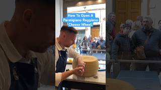 How To Open A Parmigiano Reggiano Cheese Wheel! 🧀