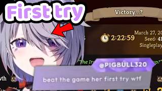 Bijou Being an ABSOLUTE GAMER and Beaten Slay The Spire on Her FIRST TRY