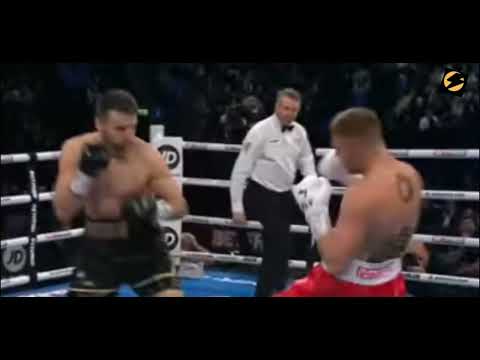 Anthony Fowler vs Lukasz Maciec disrespect each other with Brutal Punch to the face & body | Slow Mo