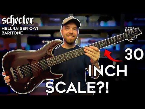 Longer Scale = Better (Bari)Tone? (Schecter C-VI Baritone)