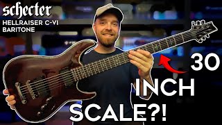 Video thumbnail for Longer Scale = Better (Bari)Tone? (Schecter C-VI Baritone) by Sonic Drive Studio