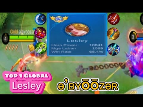 Deadly Shot / High Damage Sniper!! [ Top 1 Global Lesley by: ə’ʙʏōōᴢəʀ ]  Mobile Legends