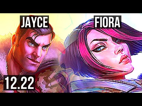 JAYCE vs FIORA (TOP) | 5/1/7, 1.4M mastery, 300+ games | KR Diamond | 12.22