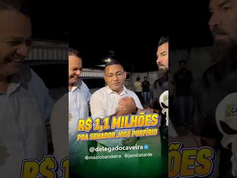 🇧🇷R$ 1,1 MILHÃO PARA A SAÚDE DE SENADOR JOSÉ PORFÍRIO! Com muito trabalho, parceria e compromisso.