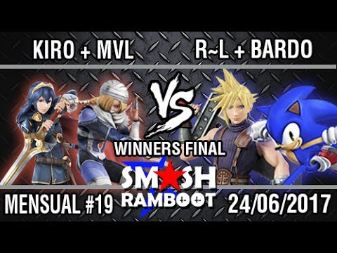 [SmashxRamboot #19] Kiro+MVL Vs. Robo~Luigi+El_Bardo Winners Final