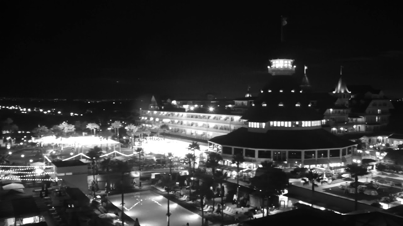 Live webcam view of Hotel del Coronado Beach