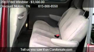 2003 Ford Windstar LX for sale in Madison, TN 37115 at Disco