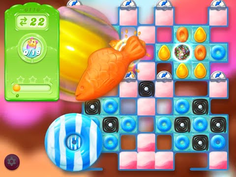 Candy Crush Jelly Saga 4K (Level 6116 - 6120)