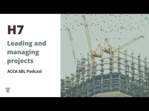Leading and managing projects ACCA SBL exam