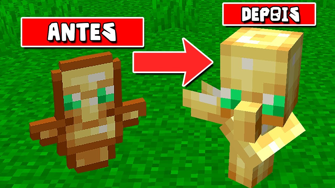 Transformei os Itens do Minecraft em MOBS VIVOS