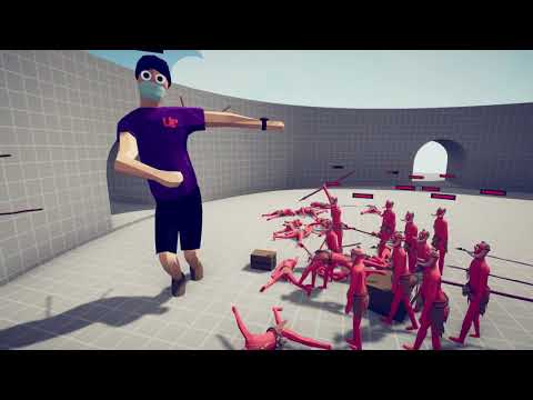 Giant FedUp Delivery Guy vs Every Faction 2/2  - TABS MODS GAMEPLAY