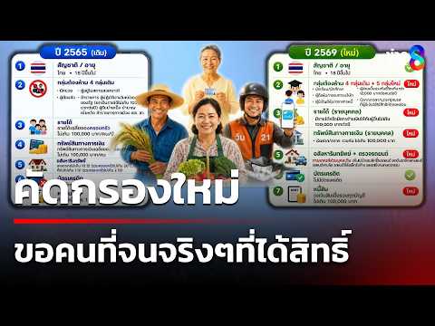แม่ค้าเตรียมลงทะเบียนบัตรสวัสดิการแห่งรัฐพรุ่งนี้ 4 มิ.ย.69 | 3 มิ.ย. 69 | ข่าวใหญ่ช่อง8